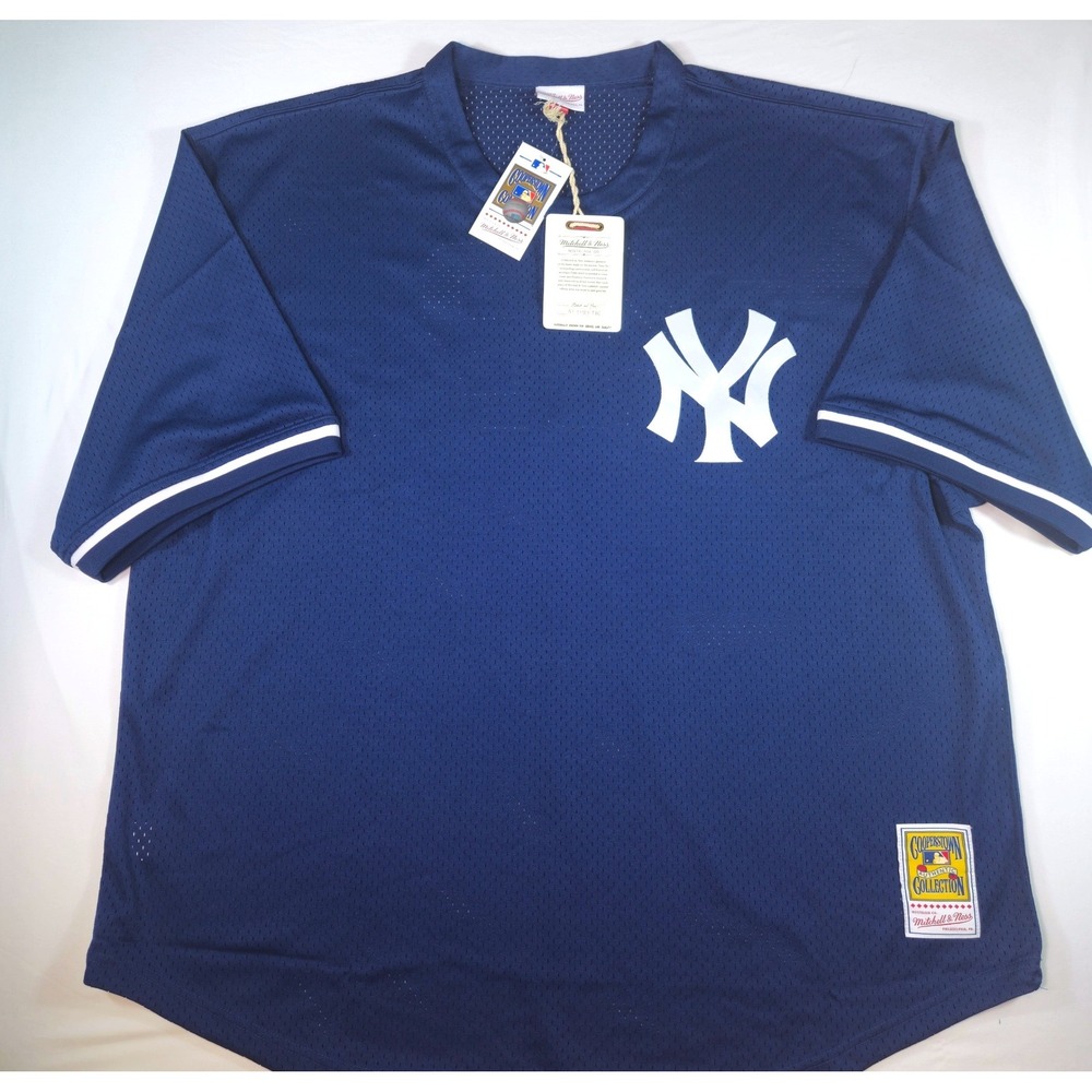Mitchell & Ness Mariano Rivera 1995 NY Yankees Mesh Jersey Navy 4XLT 60 NEW